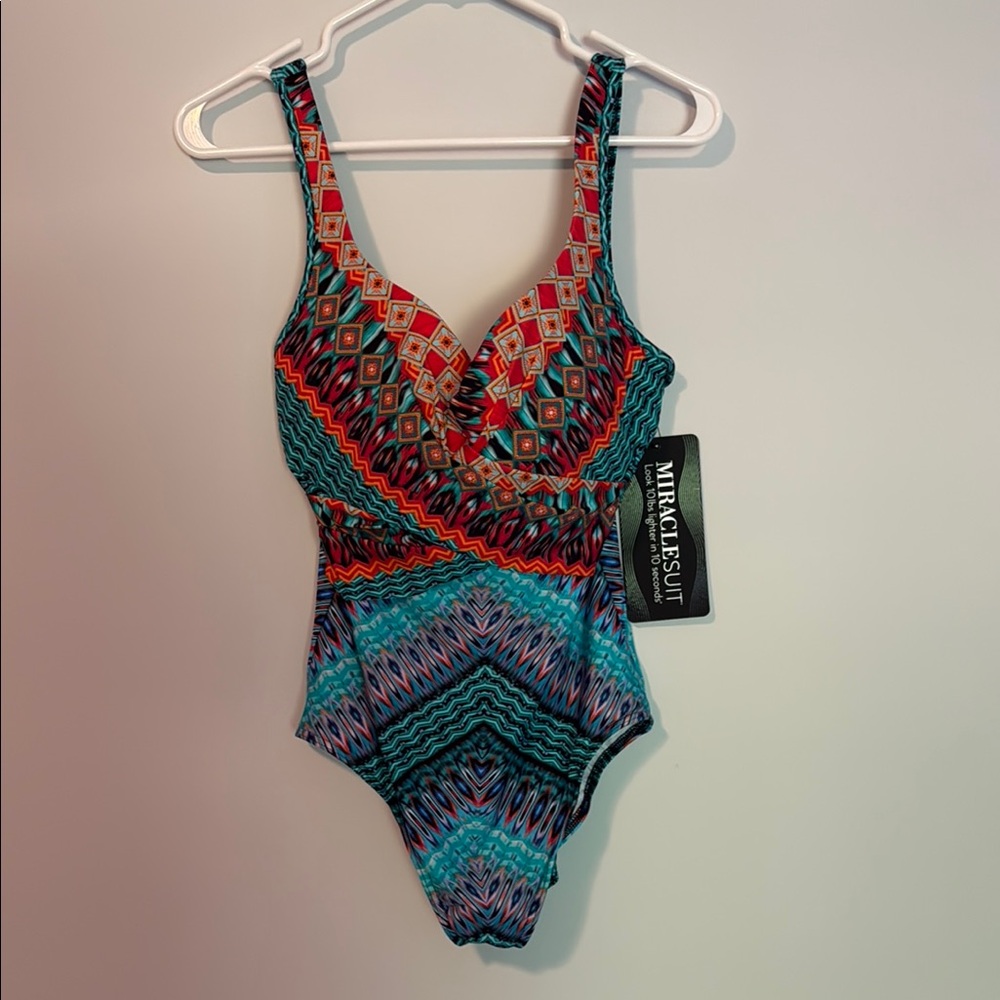 Miraclesuit Casbah Escape One Piece - Size 16 - NWT